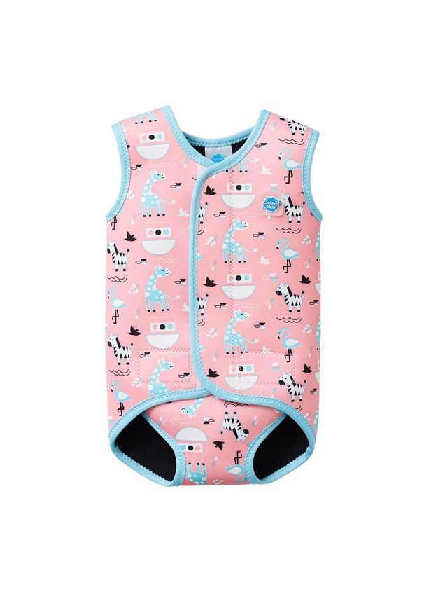 SPLASH ABOUT - Pianka do pływania dziecięca Splash About Baby Wrap Arka Niny. Kolor: niebieski, wielokolorowy, różowy