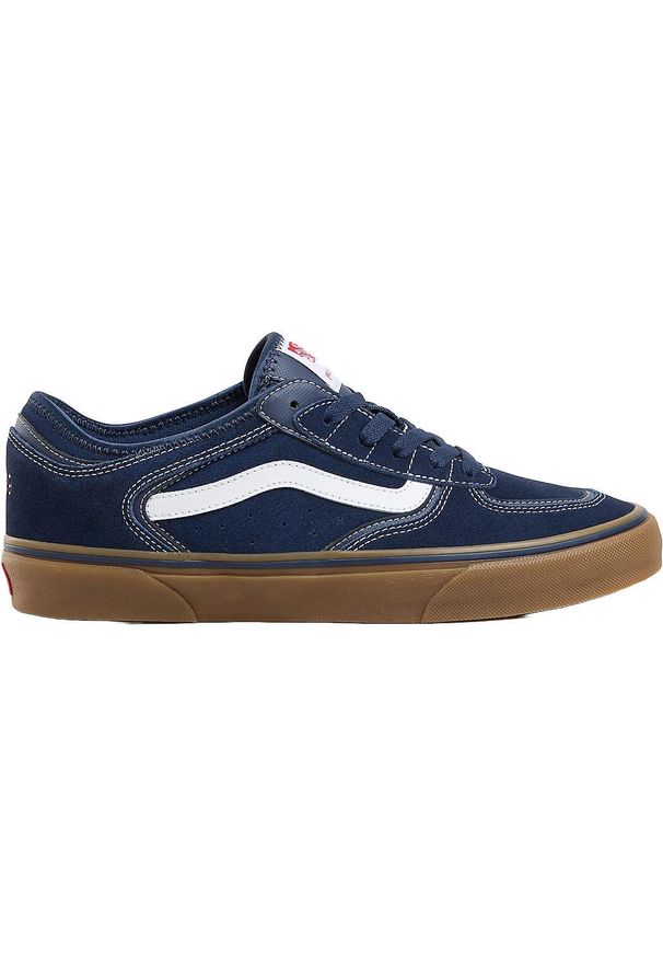 Buty Vans Rowley Classic, Mężczyźni. Kolor: niebieski. Materiał: zamsz, materiał. Model: Vans Classic
