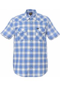 Lee - LEE SS WESTERN SHIRT MĘSKA KOSZULA KRÓTKI RĘKAW BLUE UNION L66OOBUF 112145389. Długość rękawa: krótki rękaw. Długość: krótkie