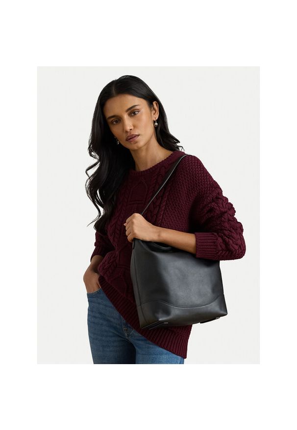 Lauren Ralph Lauren - Torebka LAUREN RALPH LAUREN. Kolor: czarny
