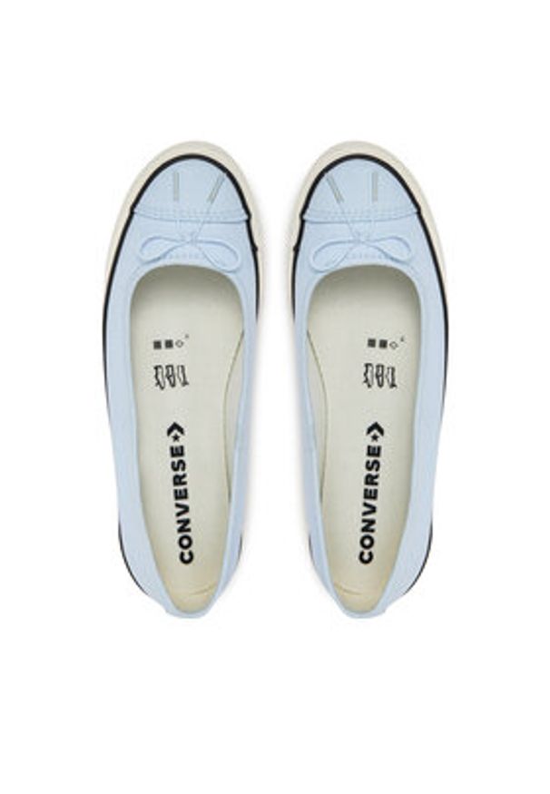 Converse Baleriny Chuck Taylor All Star Dainty A16215C Niebieski. Kolor: niebieski. Materiał: materiał