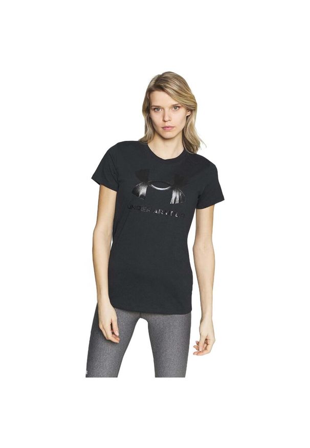 Koszulka fitness damska Under Armour Live Sportstyle Graphic Ssc. Kolor: czarny. Sport: fitness