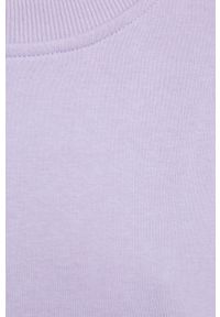 Answear Lab bluza bawełniana damska kolor fioletowy gładka. Kolor: fioletowy. Materiał: bawełna. Długość rękawa: długi rękaw. Długość: długie. Wzór: gładki. Styl: wakacyjny #4