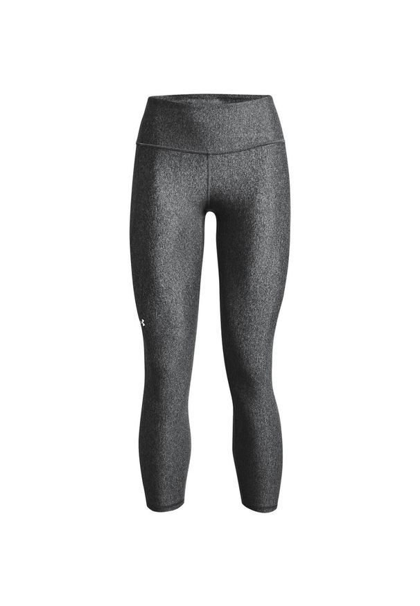 Legginsy Under Armour Hg Armour Hirise 7/8 Ns Damskie. Kolor: szary, biały, wielokolorowy. Materiał: elastan, poliester. Sport: fitness