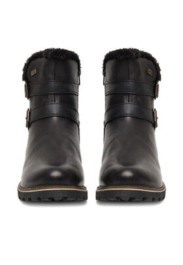 Remonte Botki CEO-D8484-00 Czarny. Kolor: czarny. Materiał: skóra