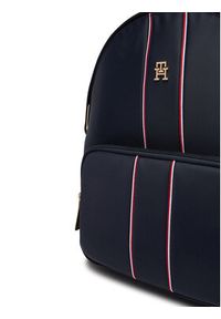 TOMMY HILFIGER - Tommy Hilfiger Plecak Popette Dome AW0AW17651 Granatowy. Kolor: niebieski. Materiał: materiał #3