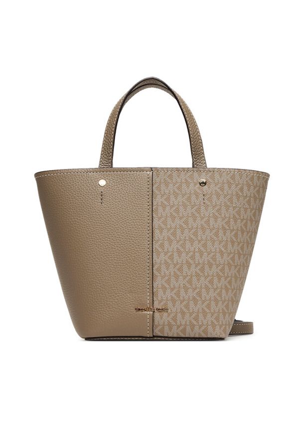 MICHAEL Michael Kors Torebka 32T5GFFC1B Beżowy. Kolor: beżowy. Materiał: skórzane