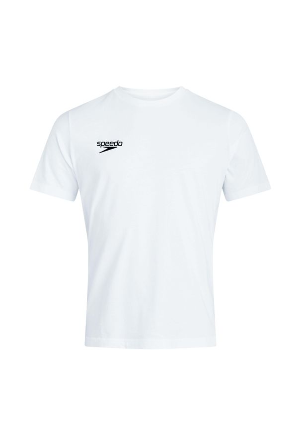 Koszulka T-Shirt męski Speedo Club Plain Tee. Kolor: biały