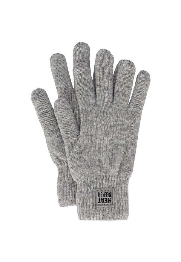 HEAT KEEPER - Rękawiczki termiczne Damskie Onesize. Kolor: szary. Materiał: elastan, poliester. Sezon: zima. Sport: narciarstwo