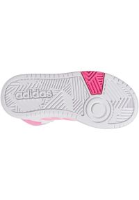 Adidas - Buty adidas Hoops 3.0 Mid K Jr IG3716. Okazja: na co dzień. Zapięcie: sznurówki. Materiał: materiał, syntetyk, guma. Szerokość cholewki: normalna #3