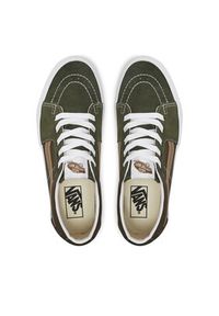 Vans Tenisówki Sk8-Low VN0009QR50K1 Zielony. Kolor: zielony. Materiał: zamsz, skóra