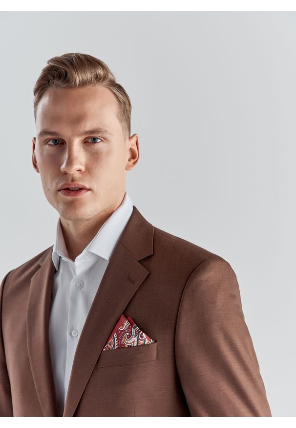 Pako Lorente - PAKO LORENTE – Spodnie męskie garniturowe P21WF-6G-075-A. Materiał: wiskoza, poliester, elastan. Wzór: gładki. Styl: elegancki