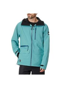 Kurtka narciarska męska Quiksilver S.Carlson Stretch Quest 20K. Kolor: niebieski. Materiał: poliester. Sezon: zima. Styl: wakacyjny #1