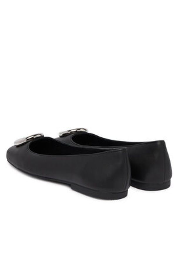 MICHAEL Michael Kors Baleriny Milan Flex Ballet 40R6MLFP1L Czarny. Kolor: czarny. Materiał: skóra