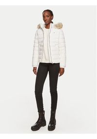 Tommy Jeans Kurtka puchowa Basic DW0DW18312 Biały Slim Fit. Kolor: biały. Materiał: syntetyk #3