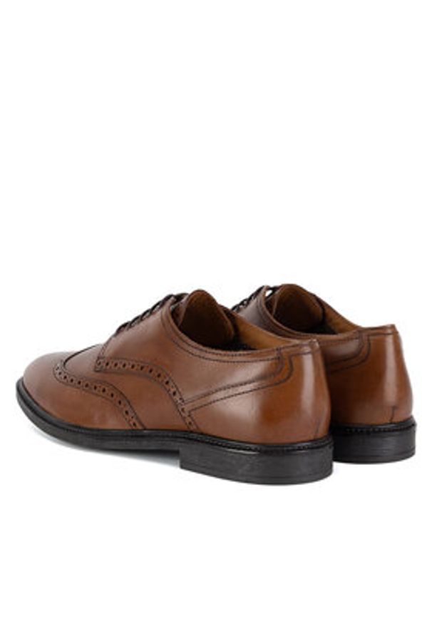 Lasocki Półbuty NORBERT-02 MB Brązowy. Kolor: brązowy. Materiał: skóra