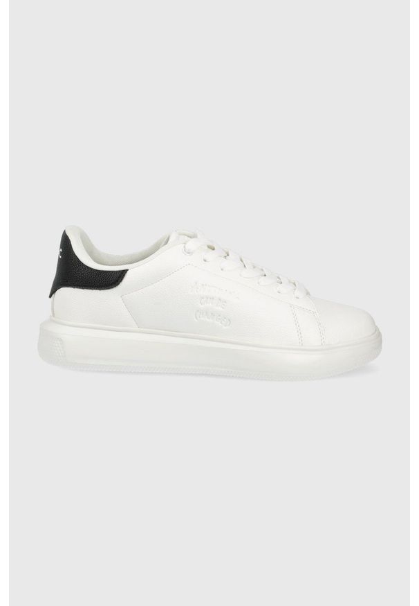ACBC buty kolor biały. Nosek buta: okrągły. Zapięcie: sznurówki. Kolor: biały. Materiał: guma. Wzór: motyw zwierzęcy