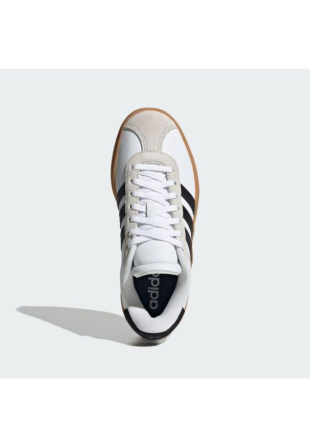 Adidas - Buty VL Court Bold Kids. Kolor: biały, czarny, brązowy, wielokolorowy. Sport: turystyka piesza