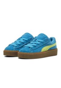 Buty do chodzenia damskie Puma Creeper Phatty Fenty By Rihanna. Okazja: na co dzień. Zapięcie: sznurówki. Kolor: niebieski. Materiał: materiał. Szerokość cholewki: normalna. Sport: turystyka piesza #2