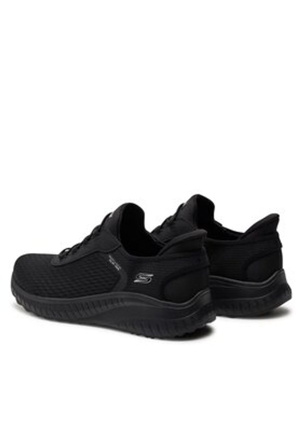 skechers - Skechers Sneakersy Bobs Squad Chaos-In Color 117504/BBK Czarny. Kolor: czarny. Materiał: mesh, materiał