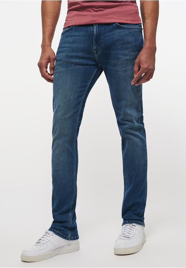 Mustang - MUSTANG STYLE FRISCO MĘSKIE SPODNIE JEANSOWE DENIM BLUE 1013415 5000 782