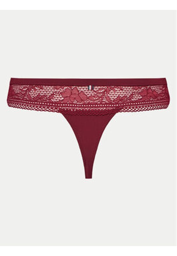 TOMMY HILFIGER - Tommy Hilfiger Stringi UW0UW05521 Czerwony. Kolor: czerwony. Materiał: syntetyk