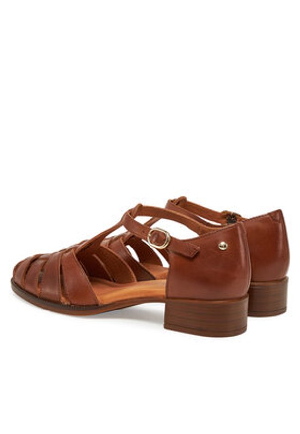 Pikolinos Sandały W7D-1835 Brązowy. Kolor: brązowy. Materiał: skóra