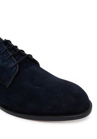 BOSS Półbuty Tayil-L 50563099 Granatowy. Kolor: niebieski. Materiał: skóra, zamsz #4