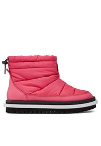 Tommy Jeans Botki Tjw Padded Flat Boot EN0EN02292 Różowy. Kolor: różowy. Materiał: materiał #1