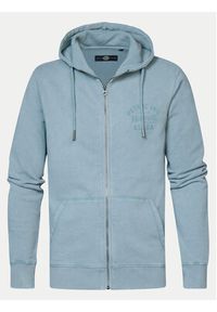 Petrol Industries Bluza M-1040-SWH312 Niebieski Regular Fit. Kolor: niebieski. Materiał: bawełna