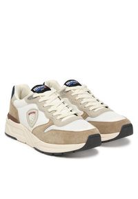 Blauer Sneakersy S6RAY02/MES Beżowy. Kolor: beżowy. Materiał: zamsz, skóra #3