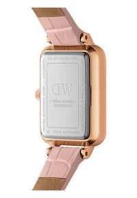 Daniel Wellington Zegarek Quadro Pressed DW00100508 Różowe złoto. Kolor: złoty, różowy, wielokolorowy #3