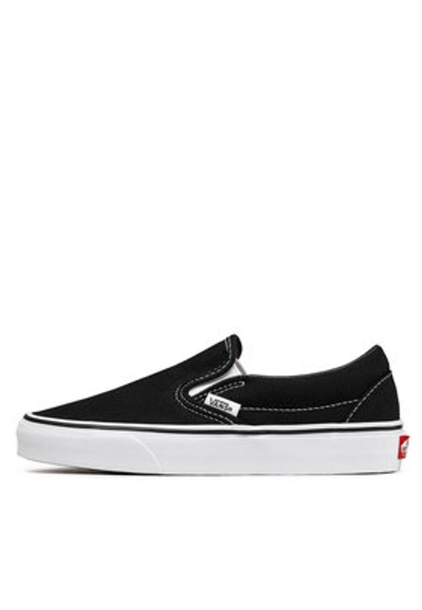 Vans Tenisówki Classic Slip-On VN-0EYEBLK Czarny. Zapięcie: bez zapięcia. Kolor: czarny. Materiał: materiał