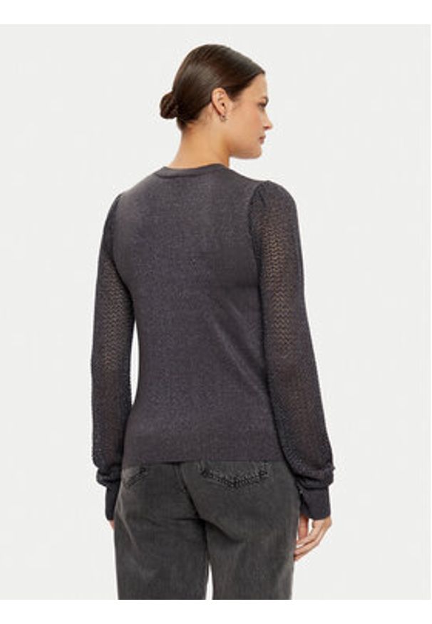 Morgan Sweter 242-MNIGHT Szary Regular Fit. Kolor: szary. Materiał: wiskoza