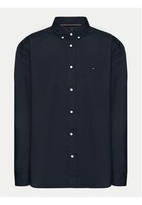 TOMMY HILFIGER - Tommy Hilfiger Koszula Core Flex MW0MW39988 Granatowy Regular Fit. Kolor: niebieski. Materiał: bawełna #8