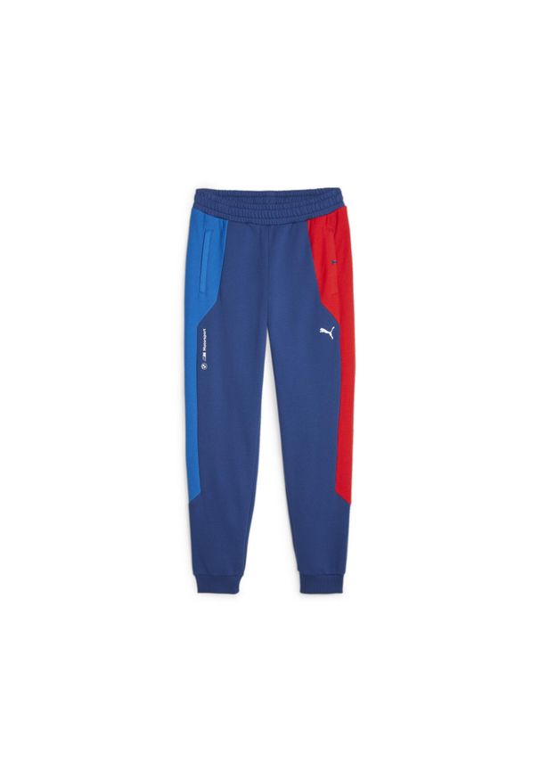 Puma Spodnie Bmw Mms 62122204. Kolor: niebieski. Materiał: dresówka