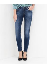 Lee - LEE SCARLETT DAMSKIE SPODNIE JEANSOWE NIGHT SKY L526HAIM