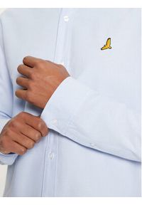 Brave Soul Koszula MSH-230CLAUDIANB Niebieski Slim Fit. Kolor: niebieski. Materiał: bawełna #3