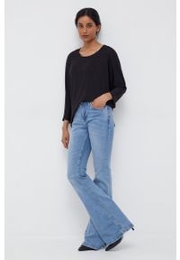 Vero Moda sweter damski kolor czarny lekki. Kolor: czarny #4