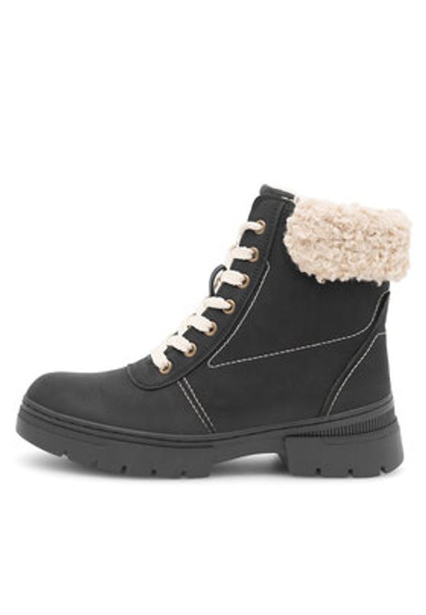 Go Soft Trzewiki MIRIAM SWS6217-02 Czarny. Kolor: czarny. Materiał: skóra