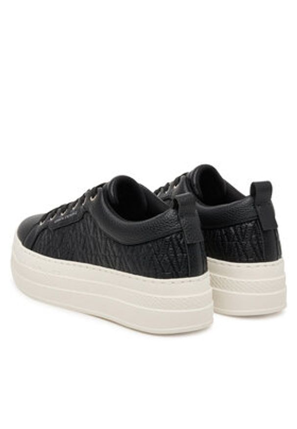 Armani Exchange Sneakersy XW001630 AF17351 UC001 Czarny. Kolor: czarny. Materiał: skóra
