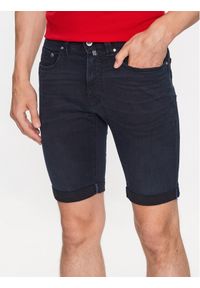 Pierre Cardin Szorty jeansowe 34520/000/8059 Granatowy Regular Fit. Kolor: niebieski. Materiał: bawełna #1