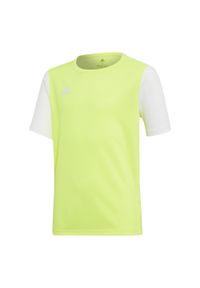 Adidas - Koszulka dziecięca adidas Estro 19. Kolor: żółty. Materiał: jersey
