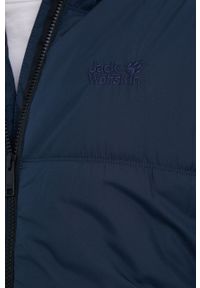 Jack Wolfskin kurtka sportowa North York kolor granatowy. Kolor: niebieski. Materiał: syntetyk, poliester, włókno, materiał. Styl: sportowy #3