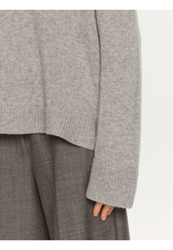 Herskind Sweter Doofa 5335974 Szary Regular Fit. Kolor: szary. Materiał: kaszmir