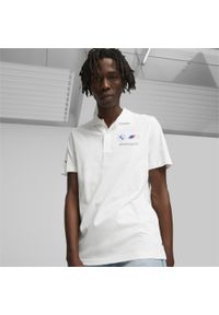 Puma - Męska koszulka polo BMW M Motorsport PUMA. Typ kołnierza: polo. Kolor: biały #1