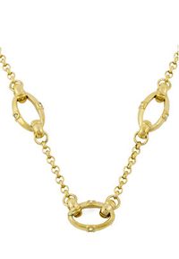 Guess Naszyjnik JUBN05 167JW Złoty. Materiał: metalowe. Kolor: złoty #6