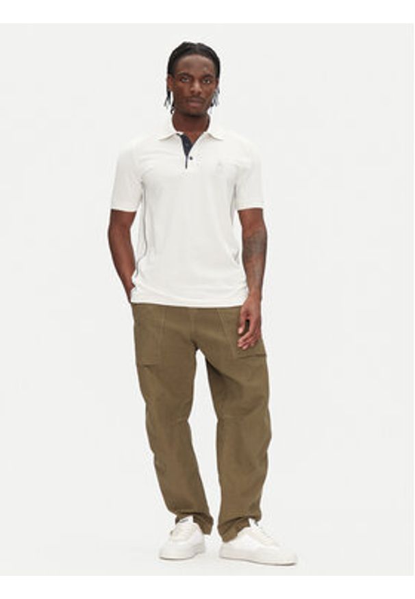 Aeronautica Militare Polo 251PO1868P347 Écru Regular Fit. Typ kołnierza: polo. Materiał: bawełna