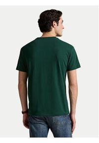 Polo Ralph Lauren T-Shirt 710981370006 Zielony Classic Fit. Typ kołnierza: polo. Kolor: zielony. Materiał: bawełna #4