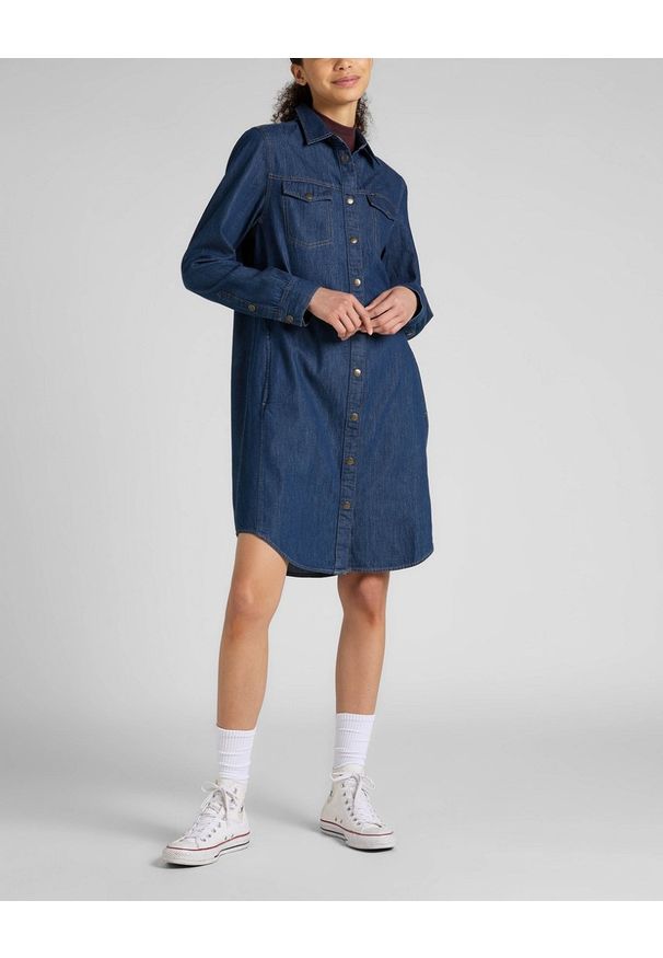 Lee - LEE SHIRT DRESS DAMSKA SUKIENKA L50DCLDK 112321265